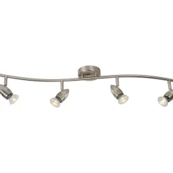 LED-spottivalaisin Lucide Caro-LED 4x5W satiinikromi