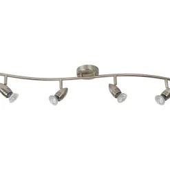LED-spottivalaisin Lucide Caro-LED 4x5W satiinikromi