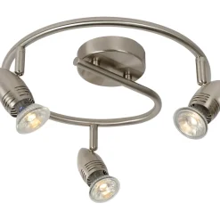 LED-spottivalaisin Lucide Caro-LED 3x5W satiinikromi