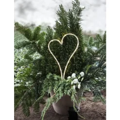 LED-sydänkoriste Star Trading Decorationheart 39 cm valkoinen