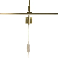 LED-tauluvalaisin Aneta Lighting Miro antiikkimessinki