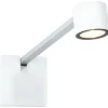 LED-tauluvalaisin Paulmann Adelia, 8.5cm, 2700K, 370lm, 24V, 4.5W, himmennettävä, harjattu alumiini