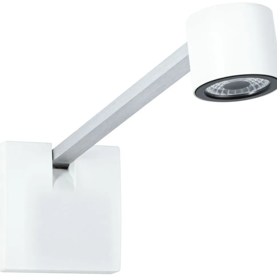 LED-tauluvalaisin Paulmann Adelia, 8.5cm, 2700K, 370lm, 24V, 4.5W, himmennettävä, harjattu alumiini