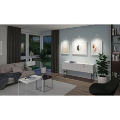 LED-tauluvalaisin Paulmann Adelia, 8.5cm, 2700K, 370lm, 24V, 4.5W, himmennettävä, harjattu alumiini