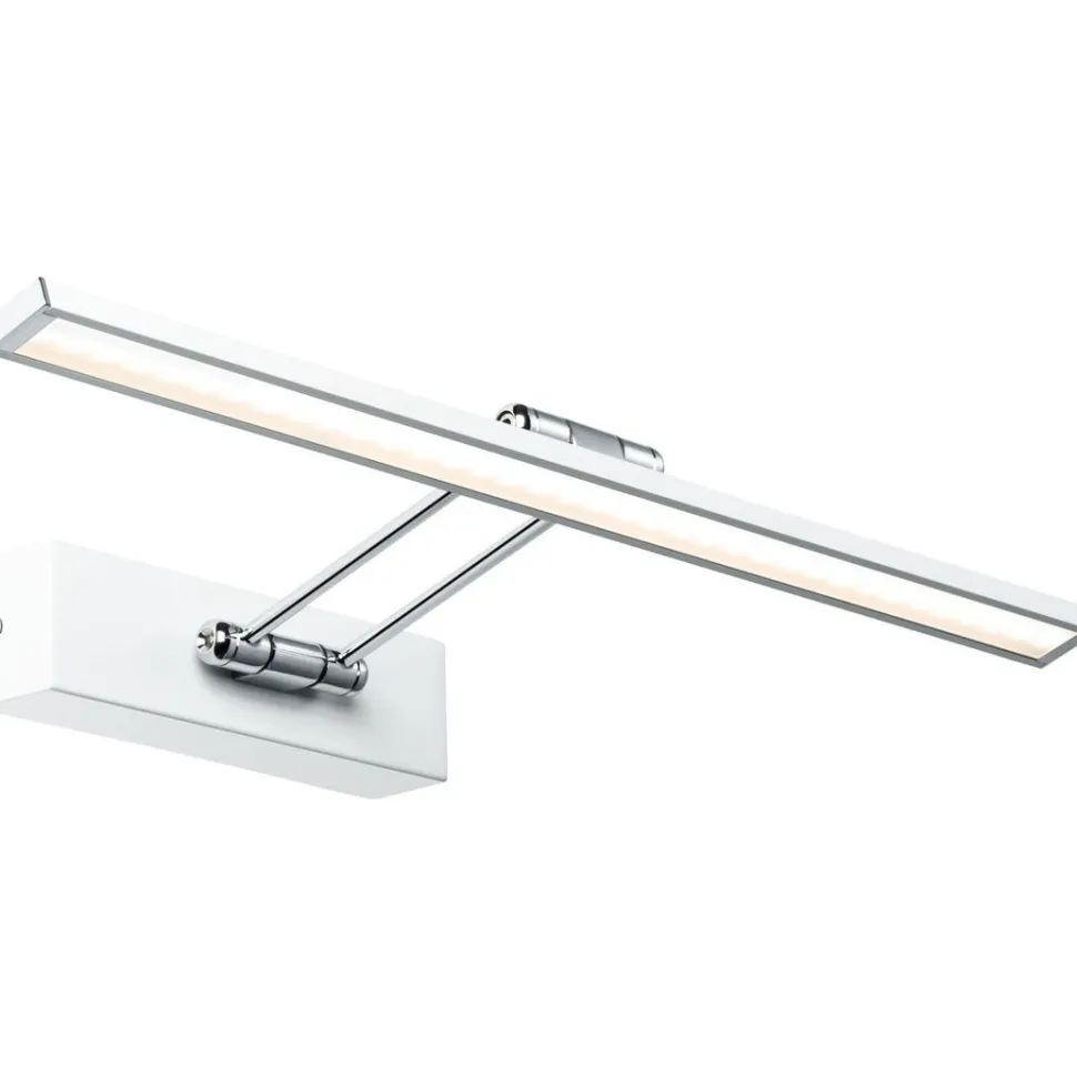 LED-tauluvalaisin Paulmann Galeria, 29cm, 2700K, 450lm, 5W, harjattu nikkeli/kromi