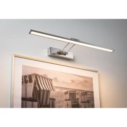 LED-tauluvalaisin Paulmann Galeria, 29cm, 2700K, 450lm, 5W, harjattu nikkeli/kromi