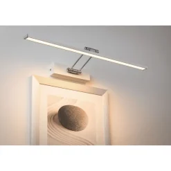 LED-tauluvalaisin Paulmann Galeria, 29cm, 2700K, 450lm, 5W, harjattu nikkeli/kromi