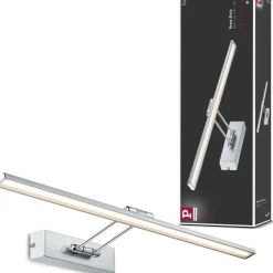 LED-tauluvalaisin Paulmann Galeria, 29cm, 2700K, 450lm, 5W, harjattu nikkeli/kromi