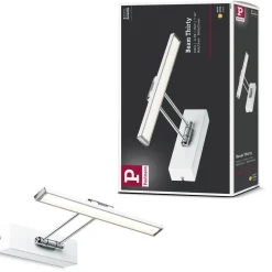LED-tauluvalaisin Paulmann Galeria, 29cm, 2700K, 450lm, 5W, harjattu nikkeli/kromi