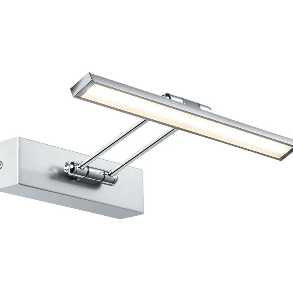 LED-tauluvalaisin Paulmann Galeria, 29cm, 2700K, 450lm, 5W, harjattu nikkeli/kromi