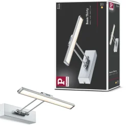 LED-tauluvalaisin Paulmann Galeria, 29cm, 2700K, 450lm, 5W, harjattu nikkeli/kromi