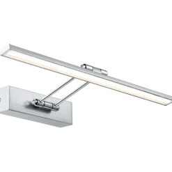 LED-tauluvalaisin Paulmann Galeria, 2700K, 580lm, 8W, harjattu nikkeli/kromi