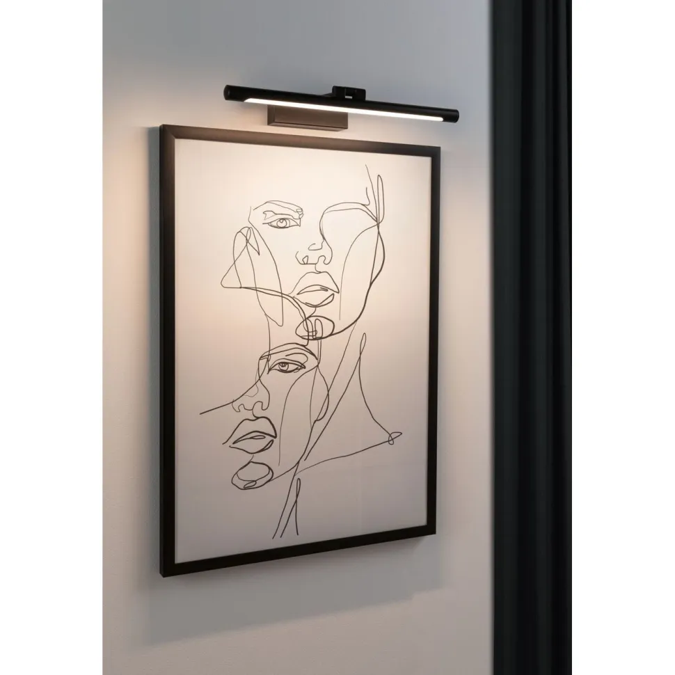 LED-tauluvalaisin Paulmann Mingo, 41.5cm, 3000K, 510lm, 9.5W, antiikkimessinki