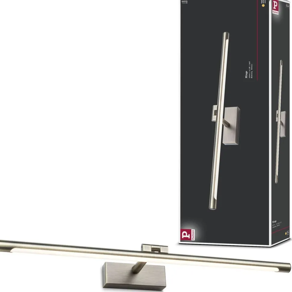 LED-tauluvalaisin Paulmann Mingo, 41.5cm, 3000K, 510lm, 9.5W, antiikkimessinki