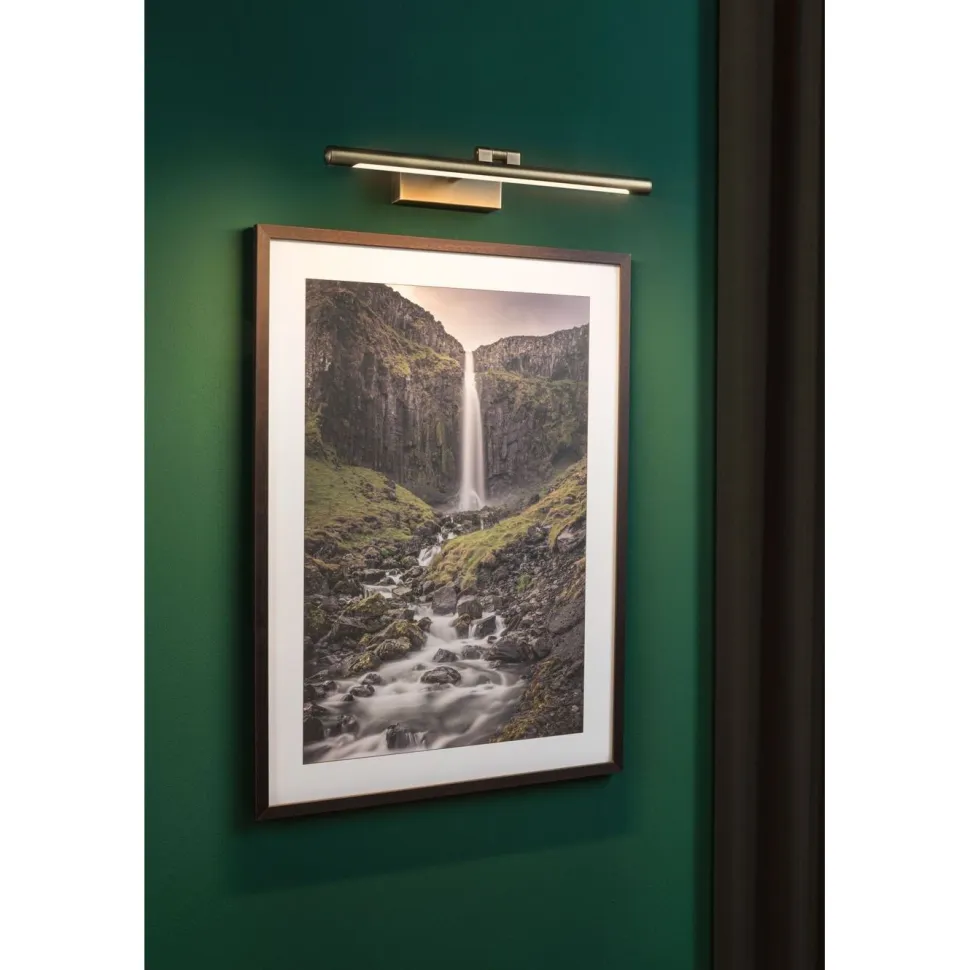 LED-tauluvalaisin Paulmann Mingo, 41.5cm, 3000K, 510lm, 9.5W, antiikkimessinki