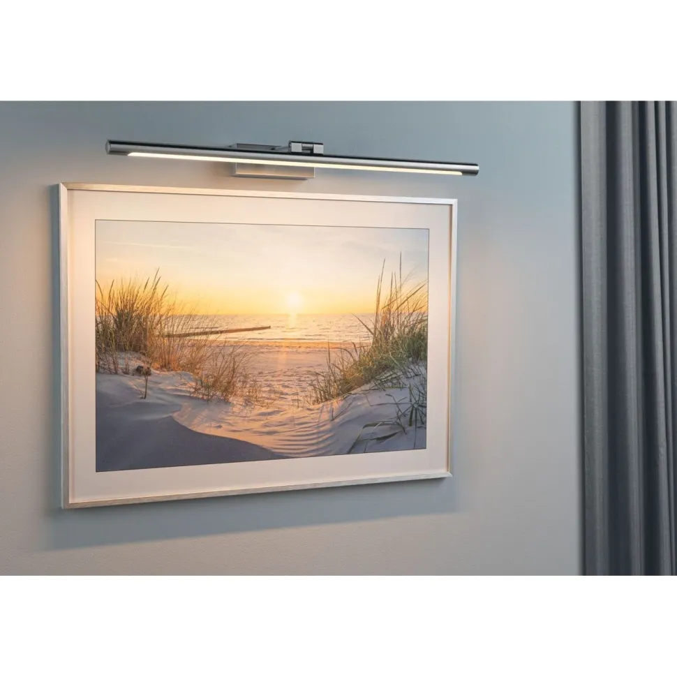 LED-tauluvalaisin Paulmann Mingo, 41.5cm, 3000K, 510lm, 9.5W, antiikkimessinki