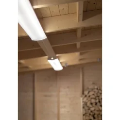 LED-teollisuusvalaisin Hide-a-lite Liteline Basic 1200 S tunnistimella 3000K IP44 valkoinen