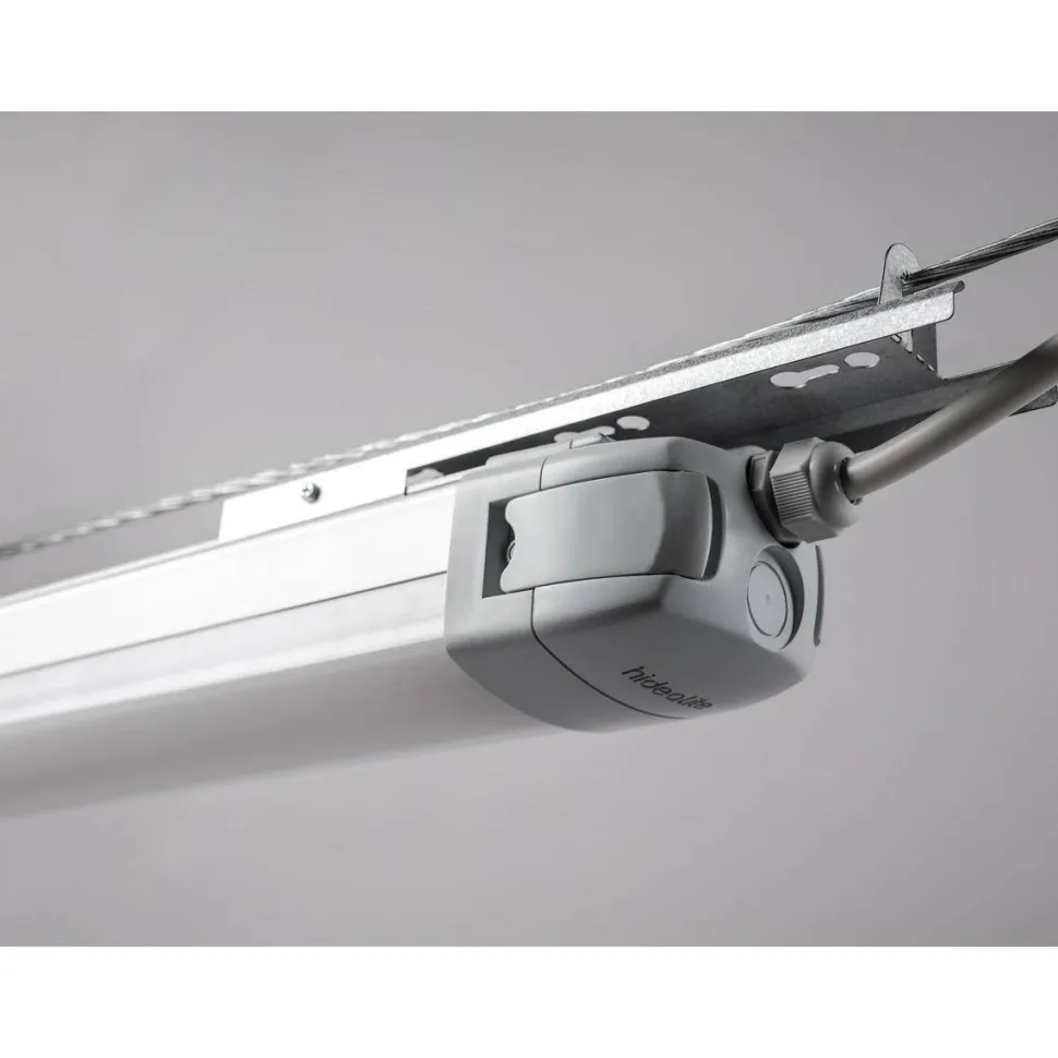 LED-teollisuusvalaisin Hide-a-lite Liteline 1500 S tunnistimella IP65 vaaleanharmaa