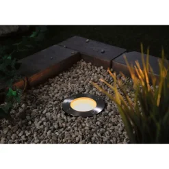 LED-terassivalaisin Paulmann Plug & Shine, Smart Home Zigbee 3.0, IP65, säädettävä värilämpötila, musta