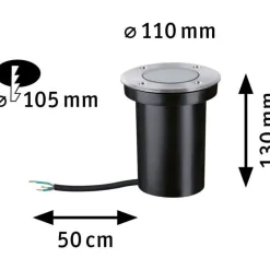 LED-terassivalaisin, IP65, 110mm, 2200K, rst
