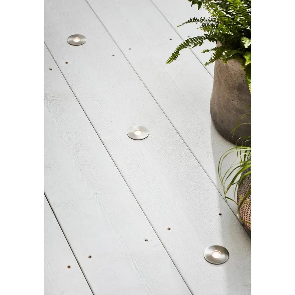 LED-terassivalaisin Markslöjd Garden 24 3kpl Ø5cm 0,8W teräs