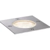 LED-terassivalaisin Paulmann Plug & Shine Floor, IP65, 3000K, 3.6W, ruostumaton teräs