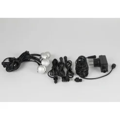LED-terassivalaisinsarja Hide-a-lite Steplight Garden Kit alumiini  3000K