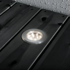 LED-terassivalaisinsarja Konstsmide Mini LED 7465-000 3x0.72W teräs 3-osainen