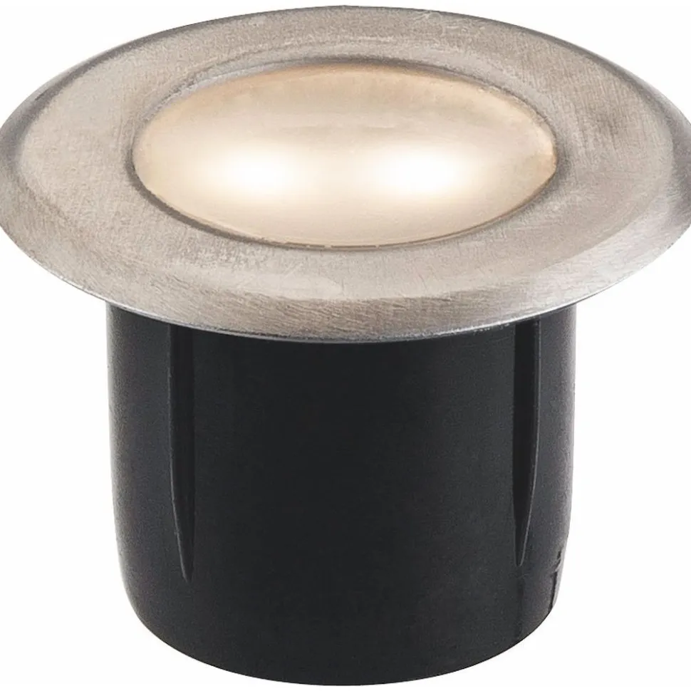 LED-terassivalosarja Malmbergs Kos 10x0.15W, IP67, harjattu teräs