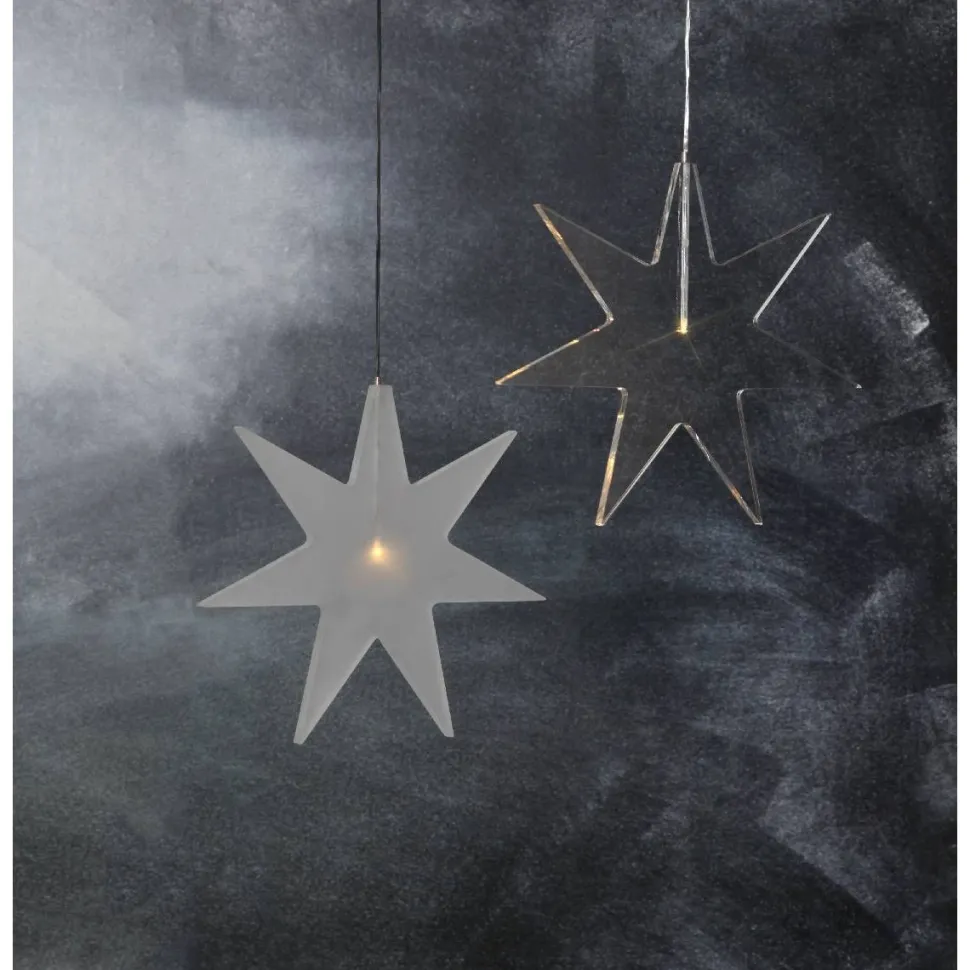 LED-tähti Star Trading Karla 300x330x10mm huurrettu