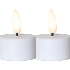 LED-tuikkukynttilä Star Trading Flamme, 5cm, 2kpl, valkoinen