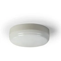 LED-tunnistinvalaisin Ensto AVR1.1109L/3K IP44 10W/830 Ø260x88 mm RAD-tunnistimella valkoinen