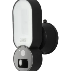 LED-tunnistinvalaisin Konstsmide Smartlight kameralla musta
