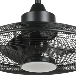 LED-tuuletinvalaisin Eglo Igeldo, musta