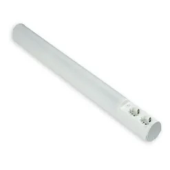 LED-työpistevalaisin Ensto Ali AL13218LED/DW 9W/8DW 768 mm 2-osainen pistorasia + kytkin valkoinen