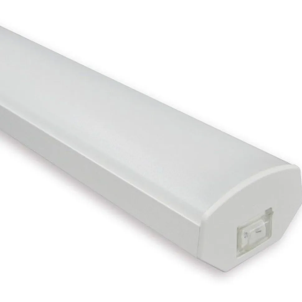LED-työpistevalaisin Ensto Ami AL121L420 9W/830/840 420 mm kytkimellä valkoinen