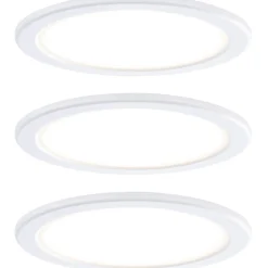 LED-työpistevalaisin Paulmann Pukk, 3kpl, 3.5W, 65mm, 210lm, valkoinen