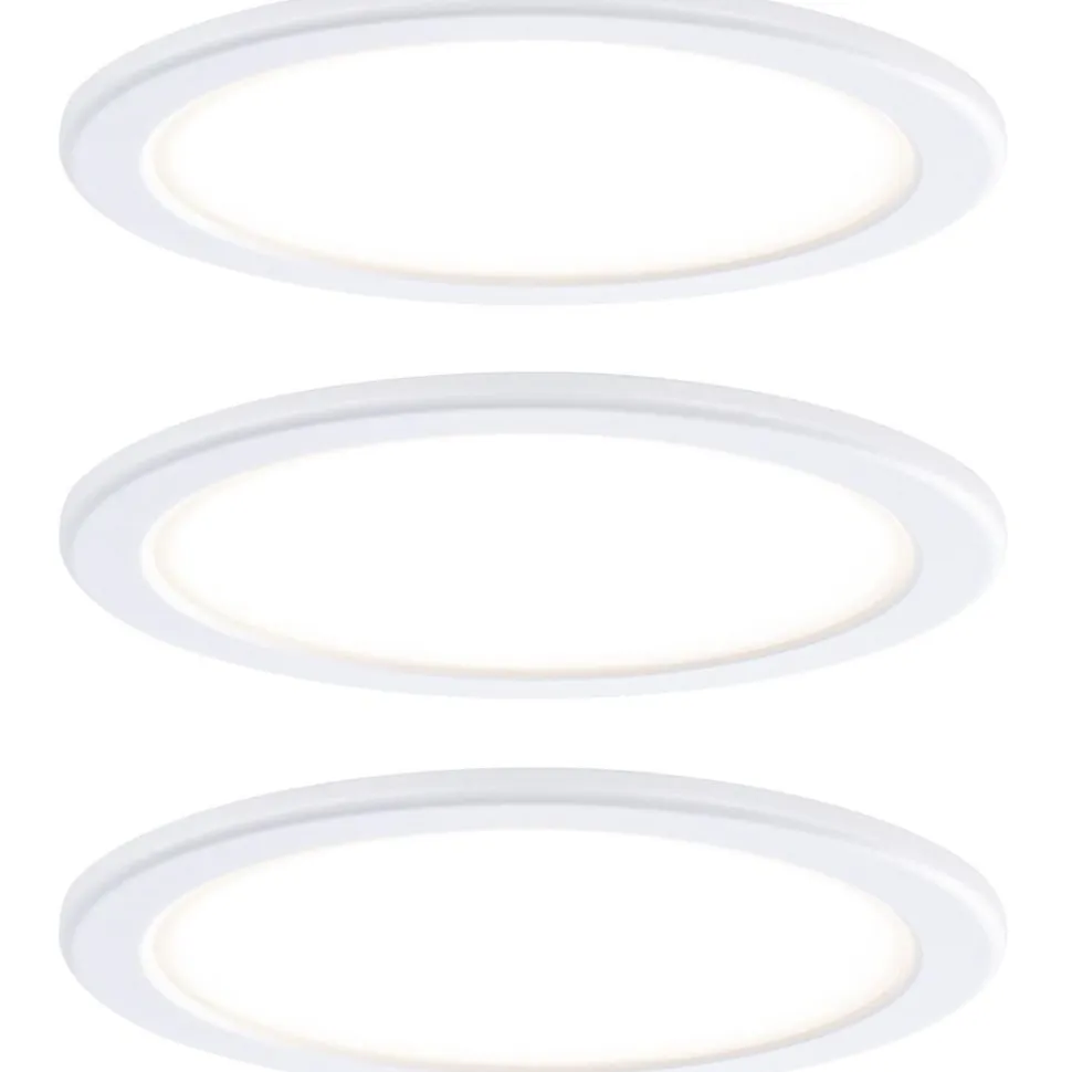 LED-työpistevalaisin Paulmann Pukk, 3kpl, 3.5W, 65mm, 210lm, valkoinen