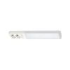 LED-työpistevalaisin Airam Handy 450, 5W/830/840, 450x74mm, 2-osainen pistorasia+kytkin, IP21, valkoinen/opaali
