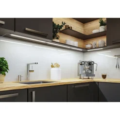 LED-työpistevalaisin jatkosarja Paulmann Inline 350x26mm 3000K 4W 350lm himmennettävä liiketunnistin mattavalkoinen, 2kpl/pkt