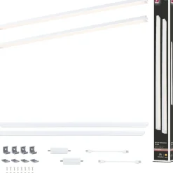 LED-työpistevalaisin jatkosarja Paulmann Inline 350x26mm 3000K 4W 350lm himmennettävä liiketunnistin mattavalkoinen, 2kpl/pkt