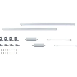 LED-työpistevalaisin jatkosarja Paulmann Inline 350x26mm 3000K 4W 350lm himmennettävä liiketunnistin mattavalkoinen, 2kpl/pkt
