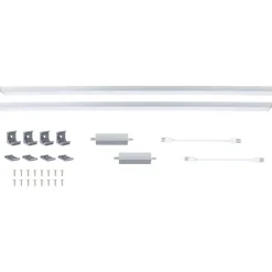 LED-työpistevalaisin jatkosarja Paulmann Inline 350x26mm 2700-6500K 4W 350lm liiketunnistin mattavalkoinen, 2kpl/pkt