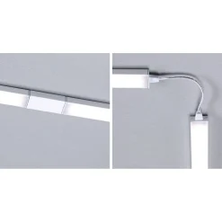 LED-työpistevalaisin Paulmann Inline 350x26mm 3000K 4W 350lm himmennettävä liiketunnistin aloitussarja mattakromi, 2kpl/pkt