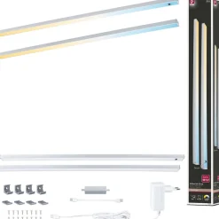 LED-työpistevalaisin Paulmann Inline 350x26mm 2700-6500K 4W 350lm liiketunnistin aloitussarja mattavalkoinen, 2kpl/pkt