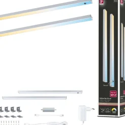 LED-työpistevalaisin Paulmann Inline 350x26mm 2700-6500K 4W 350lm liiketunnistin aloitussarja mattavalkoinen, 2kpl/pkt