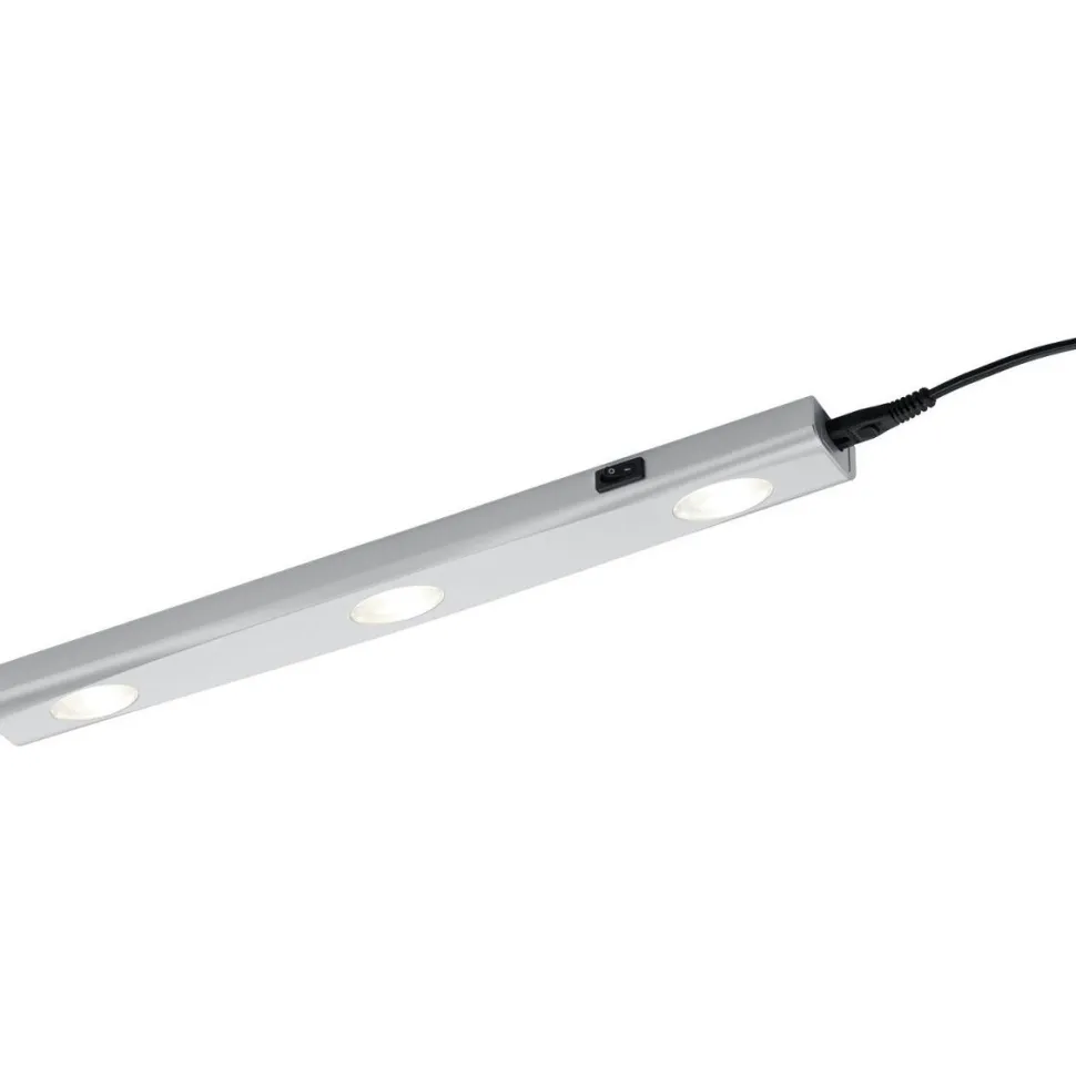 LED-työpistevalaisin 3W 270lm 3000K 400x40x20 mm harmaa