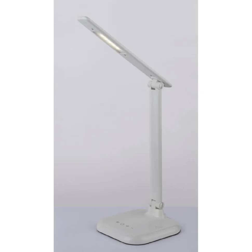 LED-työpöytävalaisin Globo Davos 55x15,5x56,5cm 7W valkoinen