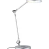LED-työpöytävalaisin Paulmann Numis, 44cm, 1000lm, 11W, säädettävä värilämpötila, hopea