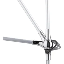 LED-työpöytävalaisin Paulmann Numis, 44cm, 1000lm, 11W, säädettävä värilämpötila, hopea